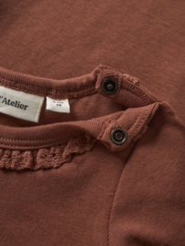 Lil' atelier baby romper layo maple syrup 111