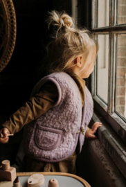 Alwero kids wollen gilet alpen lila 08