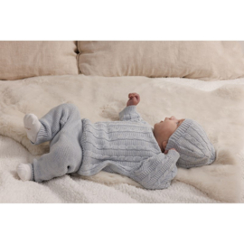 Feetje gebreide trui blue melange 130