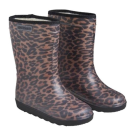 Enfant gevoerde laarzen leopardo