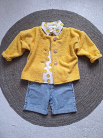 BADSTOF VESTJE - KANARIE GEEL