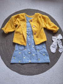 BADSTOF VESTJE - KANARIE GEEL