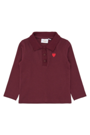 The new little shirt vernina burgundy 45