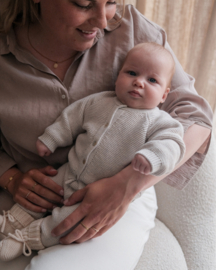 Lodger wollen gebreid vest birch 20