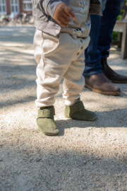 Lodger leren schoenen walker olivine 15