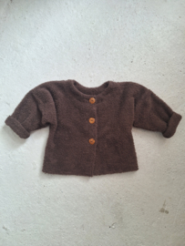 BADSTOF VESTJE - DUSTY BROWN