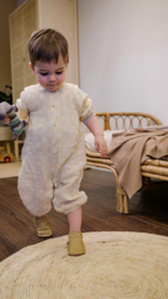 Lodger leren slofjes stepper sand 13