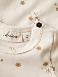 Lil' atelier baby romper flayo coconut milk/ flower 54