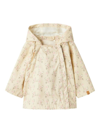 Lil' Atelier baby regen/zomer jas gerda bleached sand 330