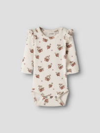 Lil' atelier baby romper gayo turtledove apple 112