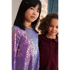 Jubel glitter jurk lilac 125