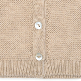 Lodger wollen gebreid vestje beige 22