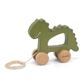 Trixie wooden pull along mr dino 34