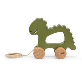 Trixie wooden pull along mr dino 34