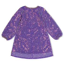 Jubel glitter jurk lilac 125