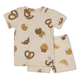 Feetje pyjama cosy crumbs off white