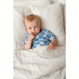 Feetje pyjama chase check blauw
