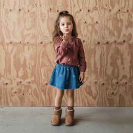 Mini rebels blouse poppy dark cognac 22