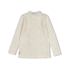 Jubel glitter shirt off white silver 124
