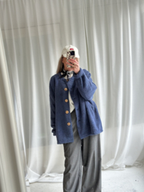 BADSTOF VEST DAMES LANG - JEANS