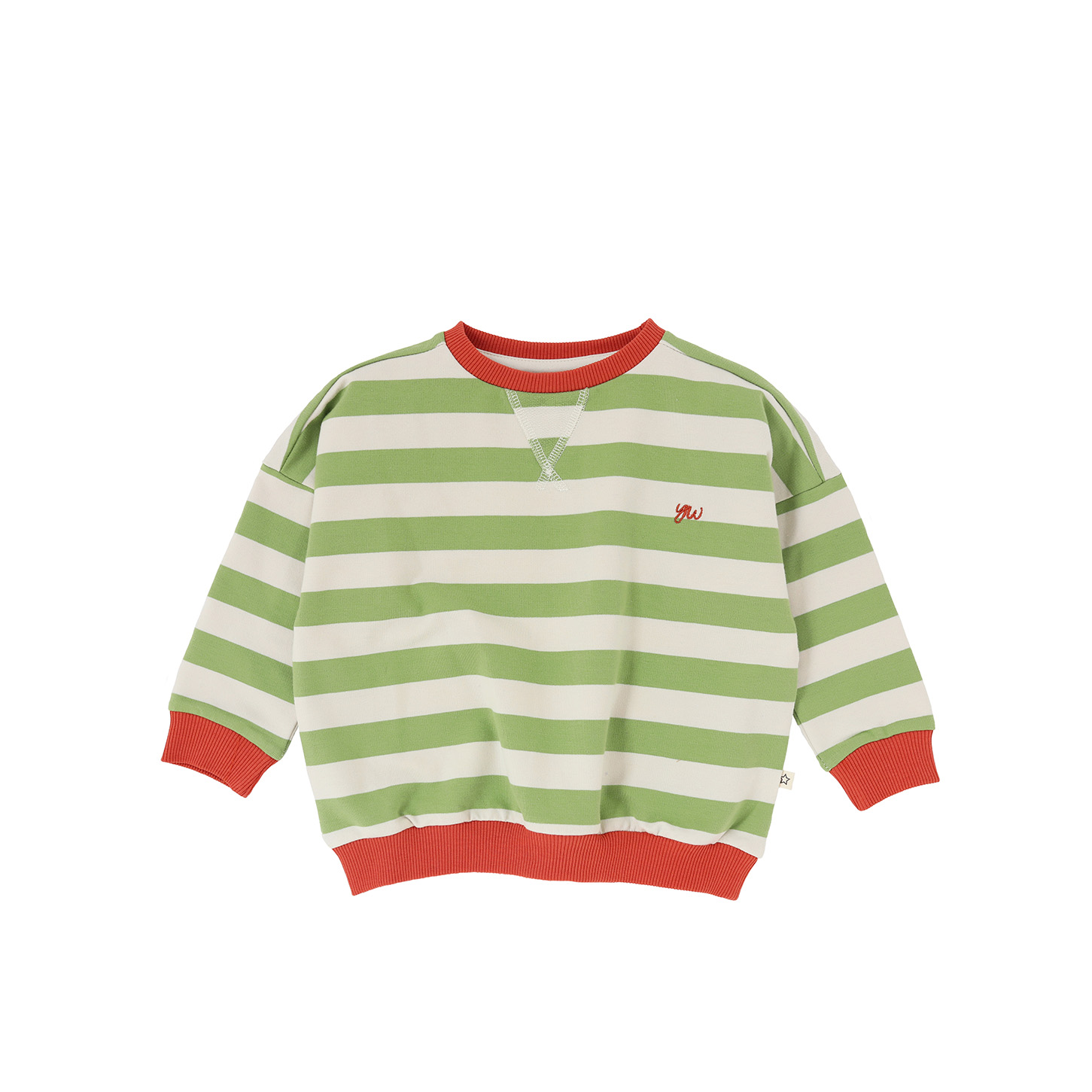 Your wishes mommy & me stripe sweater green 45