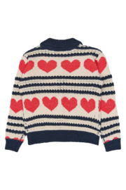 The new vest knit vallie gardenia striped 02