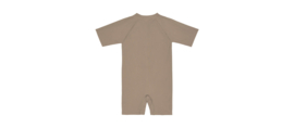 Lassig short sleeve swimsuit uv protection choco 32