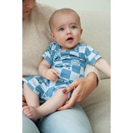 Feetje pyjama chase check blauw