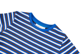 Mini rebels shirt streep kobalt 16