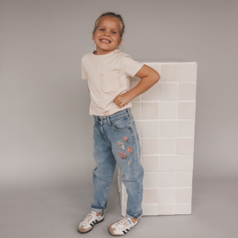 Your wishes jeans baggy flowers 260