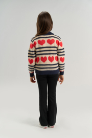 The new vest knit vallie gardenia striped 02