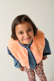 Tumble n dry teddy gilet filou bright coral 112