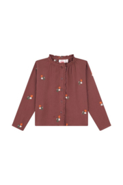 Mini rebels blouse poppy dark cognac 22