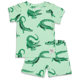 Feetje pyjama limited groen krokodil