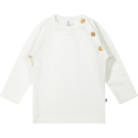 Klein gebreid shirt natural white 219