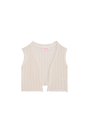 Someone gehaakt gilet amanda dark ecru 206