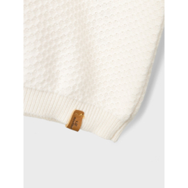 Lil' atelier gebreide polo johanno coconut milk 32