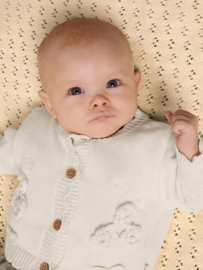 Lil' atelier baby vest dola knit coconut milk 29