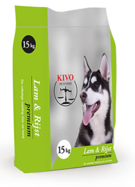 Lam & Rijst Premium - geëxtrudeerd - tarweglutenvrij - 15 kg