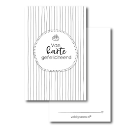 Gefeliciteerd | per 5 stuks