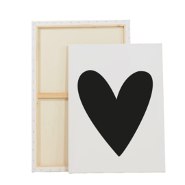 Print op canvas | 2 stuks | Big heart