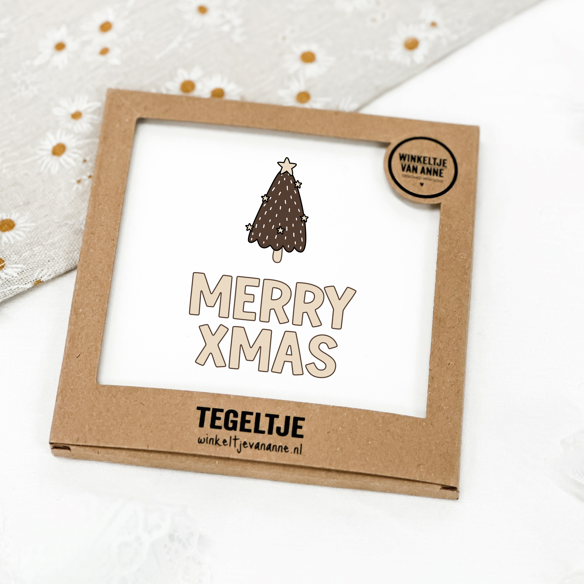Tegeltje op Forex | In geschenkverpakking | Merry Xmas
