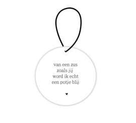 Mini roundie hanger | Van een zus zoals jij