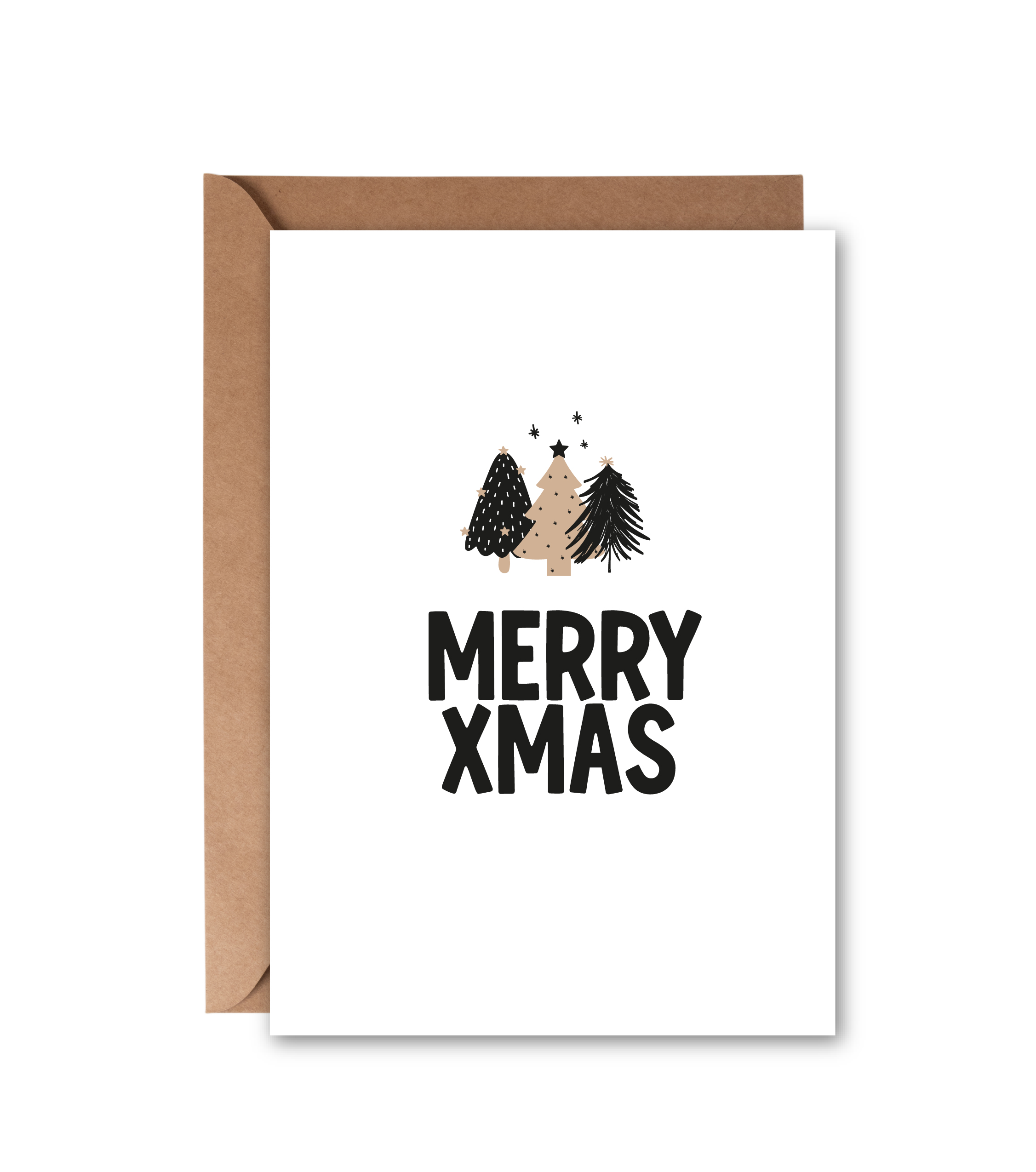 A6 kerstkaart | Merry XMAS Boompjes