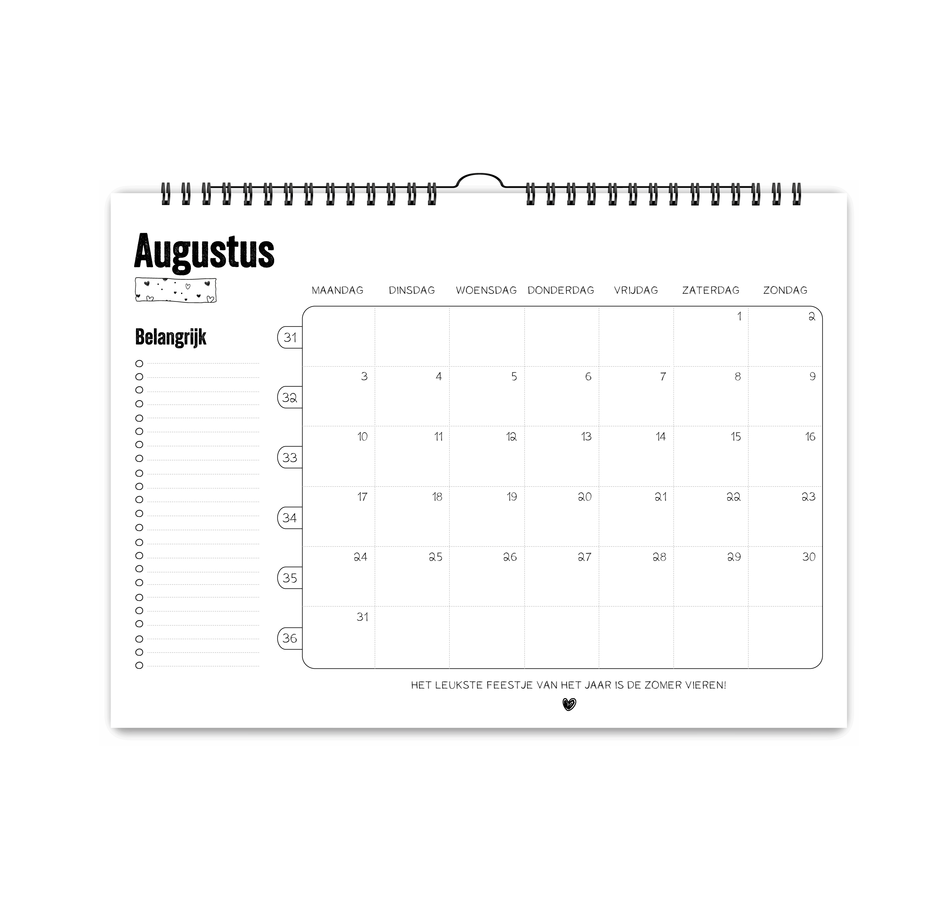 Maandkalender 2026 | A3