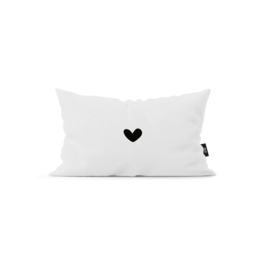 Buitenkussen | 50 x 30 CM | Hartje/Plain