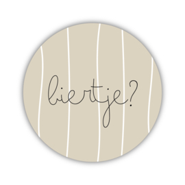 Onderzetter | Biertje? | Nature Greens | 2 stuks