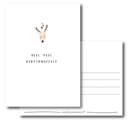 A6 kerstkaart | Kerstknuffels