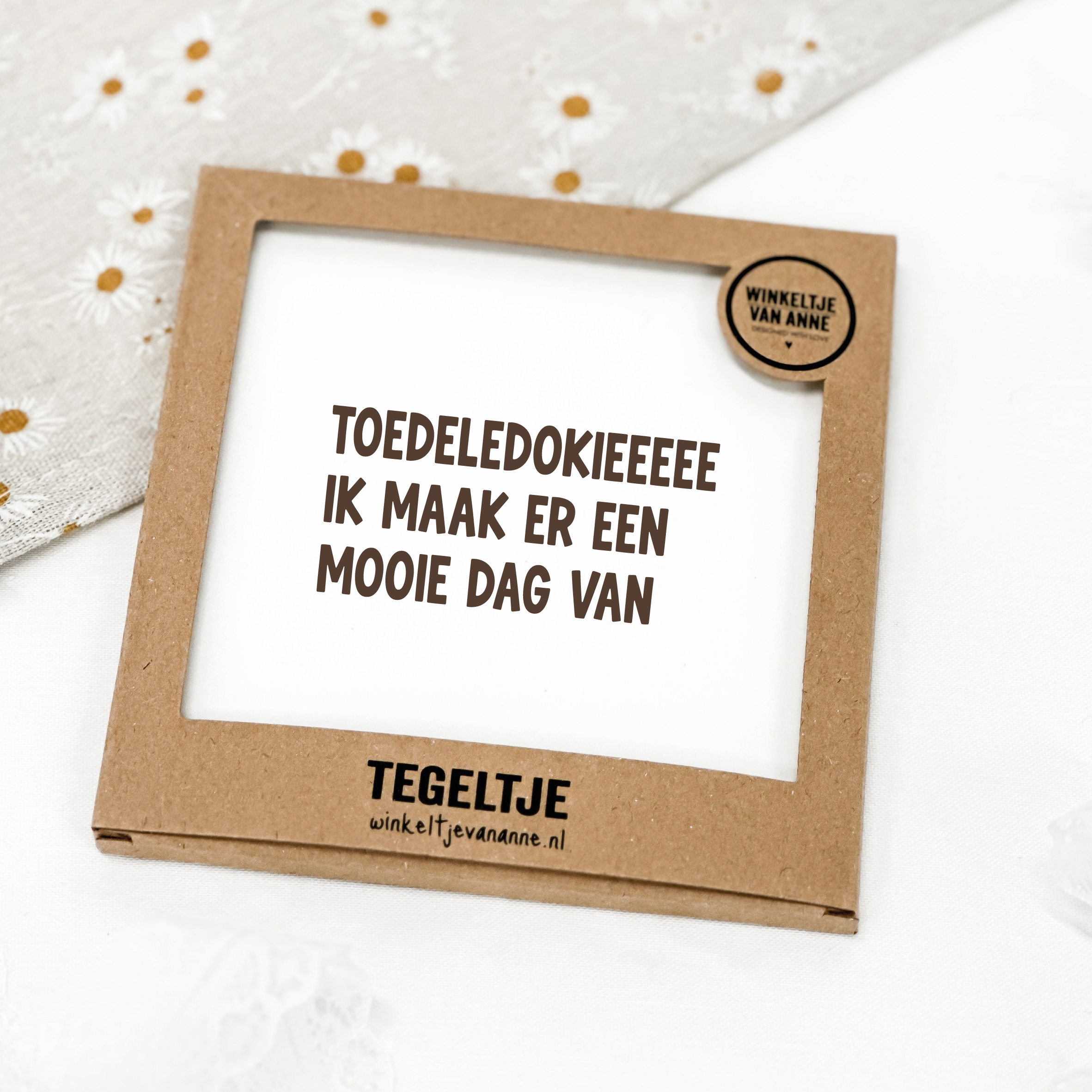 Tegeltje op Forex | In geschenkverpakking | Toedeledokie