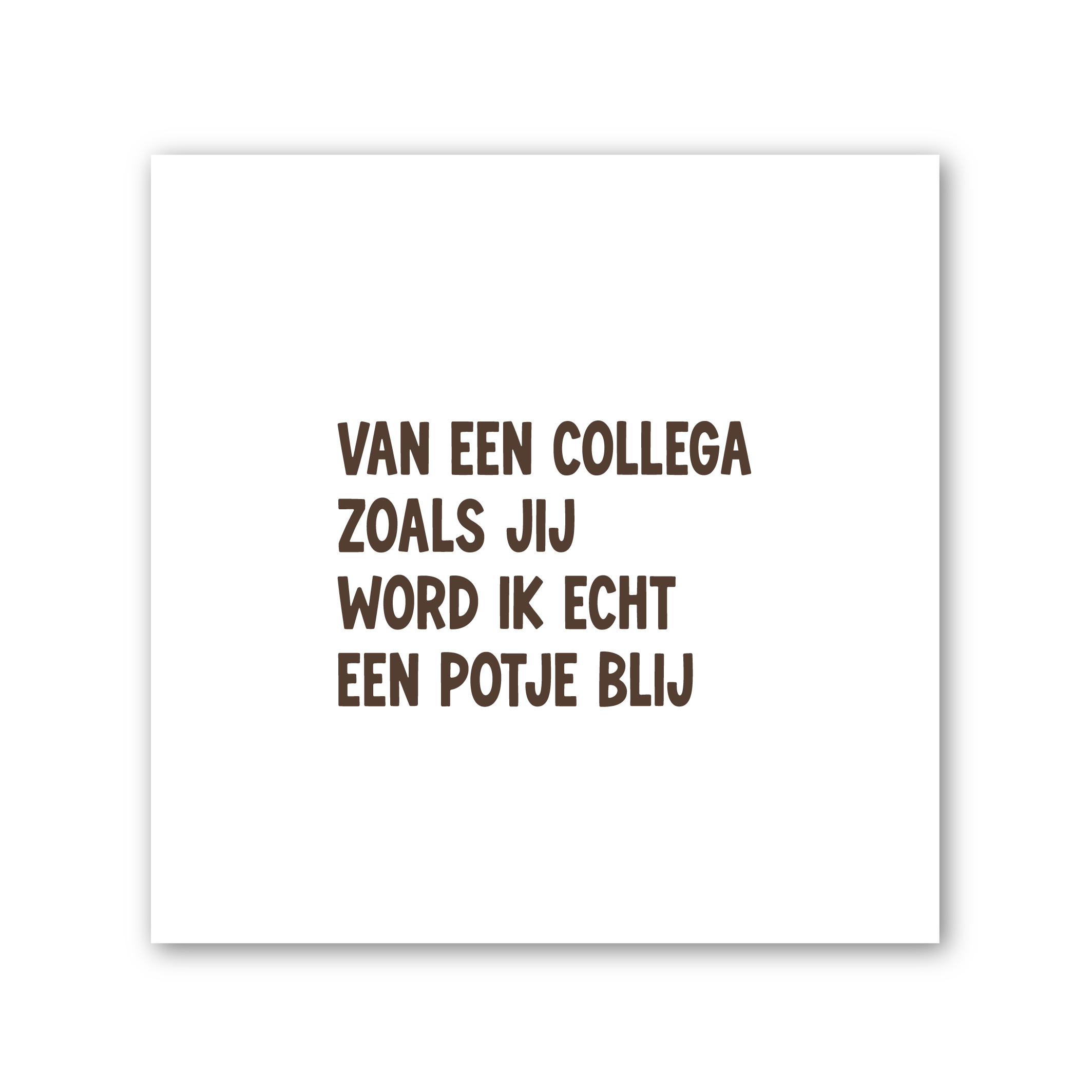 Tegeltje op Forex | In geschenkverpakking | Collega zoals jij